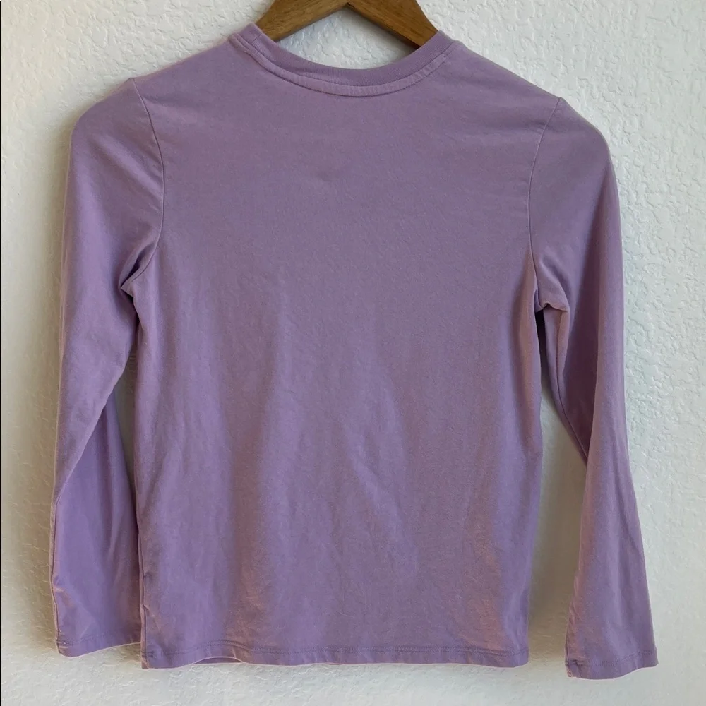 Cat & Jack Purple Nature Graphic Long Sleeve Tee • M (8/10)
